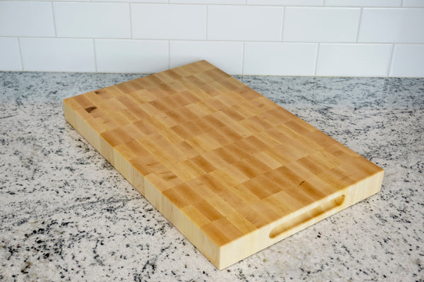 Cutting Board - End Grain Chopping Block - Maple