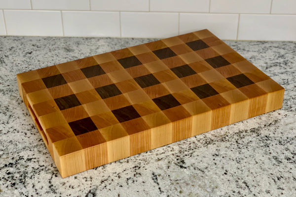 Buffalo Check End Grain Cutting Board