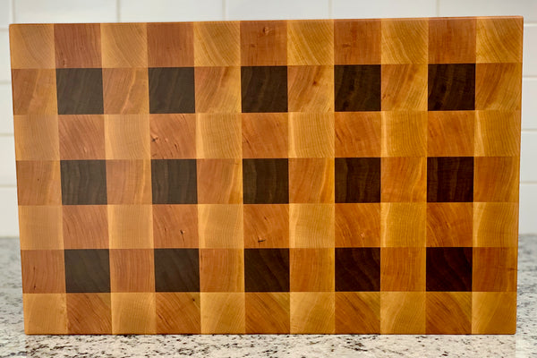 Copy of Unique End-Grain checker board cutting Board